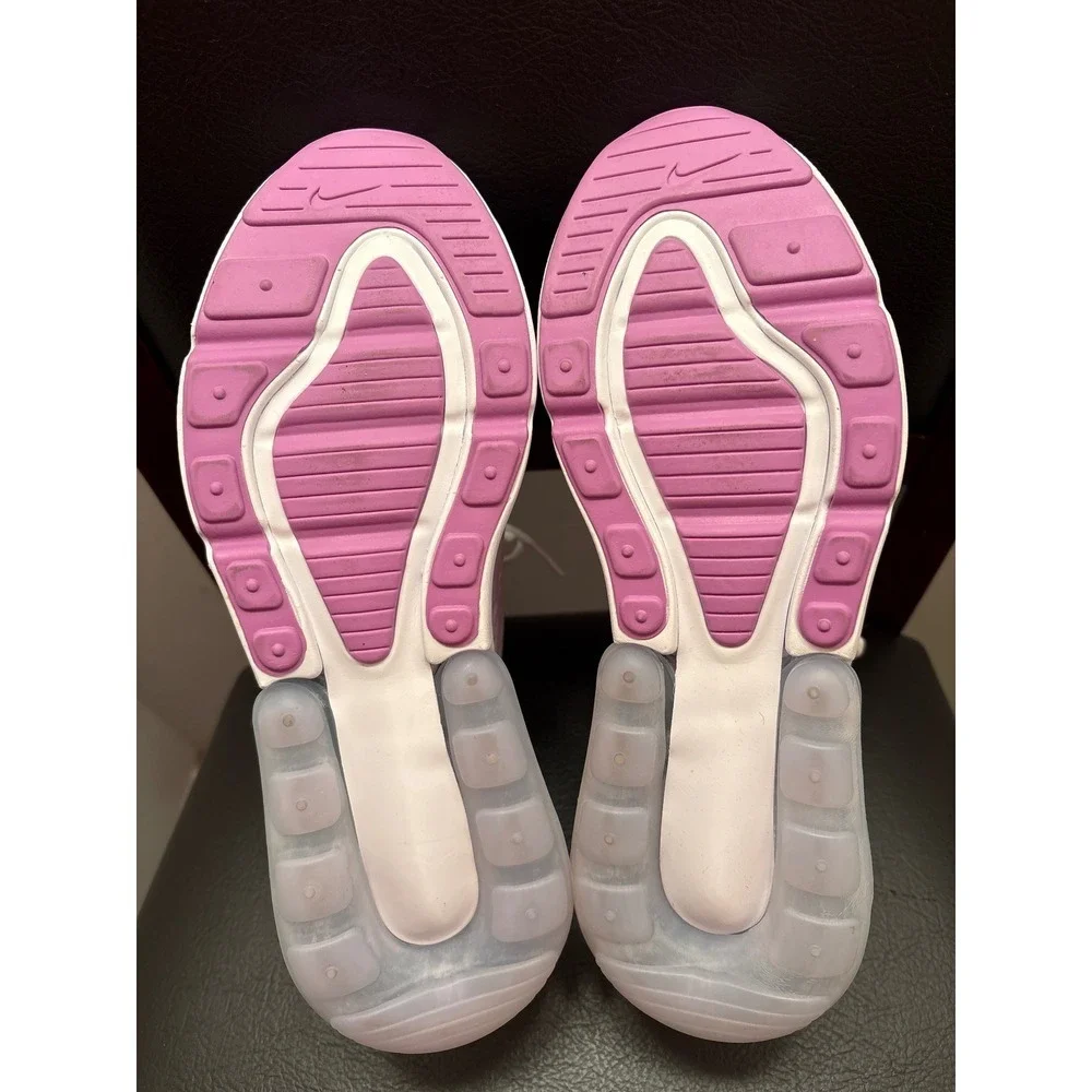 Nike Air Max 270 Women Pink White Athletic Sneakers Shoes Size 6Y 7.5 Women’s